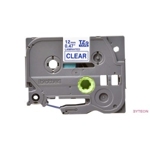 Brother TZE-133 (12mm, 8m) laminált szalag - Átlátszó