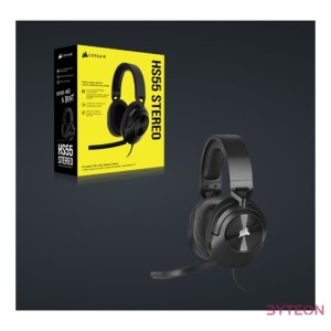 Corsair HS55 Gaming Headset - Fekete