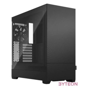 Fractal Design Pop Silent Clear Számítógépház - Fekete