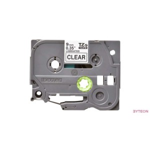 Brother TZE-121 (9mm, 8m) laminált szalag - Átlátszó