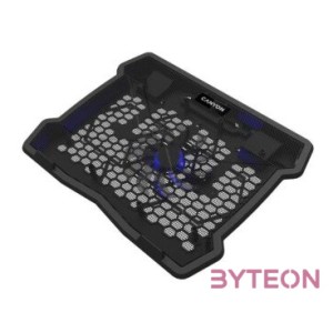 Canyon NS-02 15.6 laptop hűtőpad - Fekete