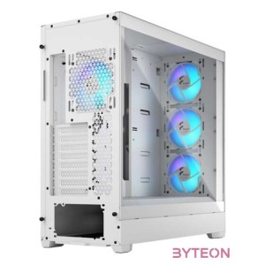 Fractal Design Pop XL Air RGB White TG Clear Tint Számítógépház - Fehér