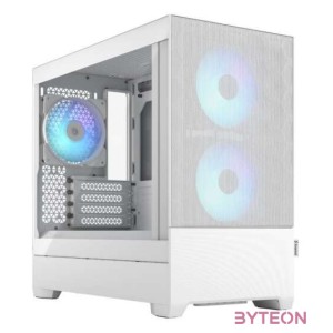 Fractal Design Pop Mini Air RGB White TG Clear Tint Számítógépház - Fehér