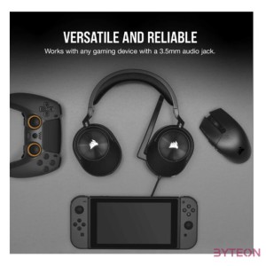 Corsair HS55 Gaming Headset - Fekete