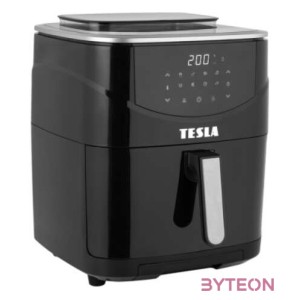 Tesla AirCook & Steam QS500 7L Forrólevegős fritőz - Fekete