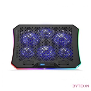 Spirit of Gamer Airblade 1200 17 laptop hűtőpad - Fekete