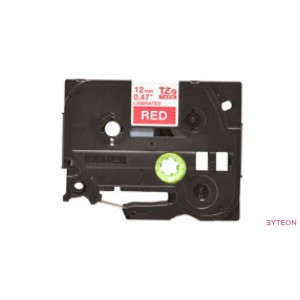 Brother TZE-435 (12mm, 8m) laminált szalag - Piros