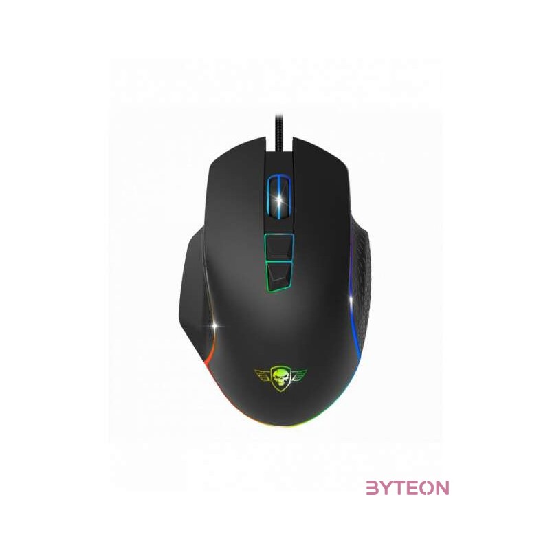 Spirit of Gamer Pro-M1 USB Gaming Egér - Fekete,RGB