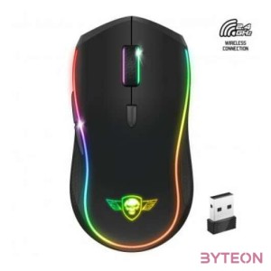 Spirit of Gamer RGB Wireless Gaming Egér - Fekete