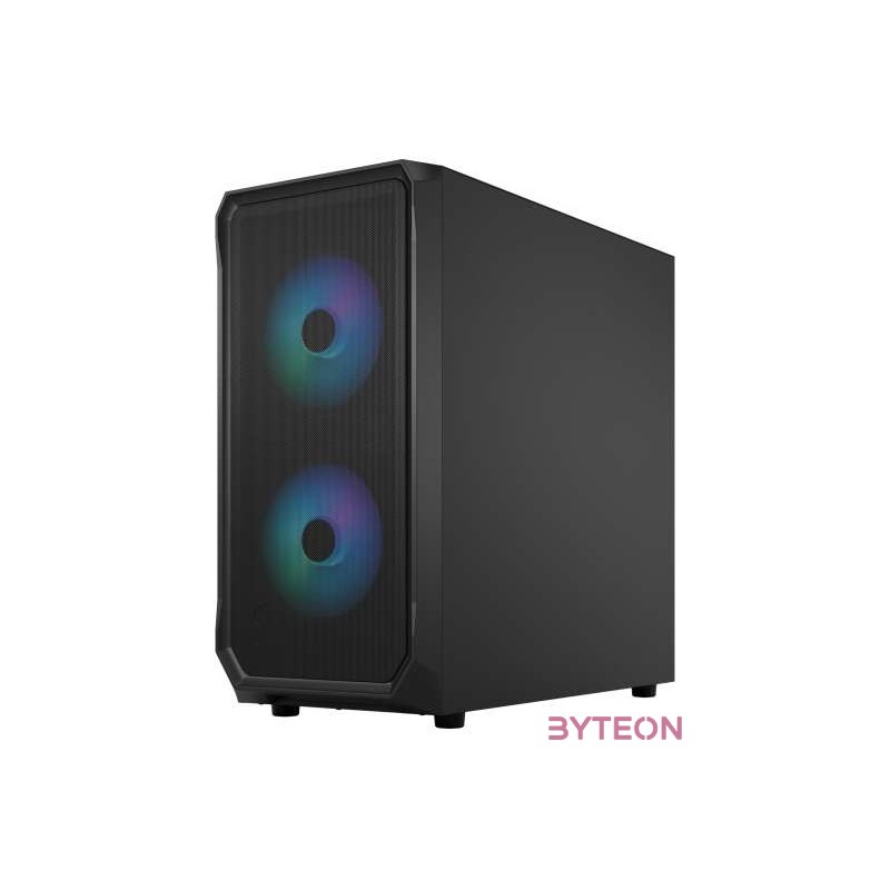 Fractal Design Focus 2 RGB TG Számítógépház - Fekete