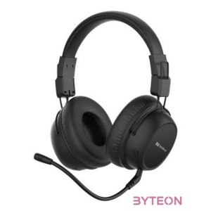 Sandberg 126-36 ANC FlexMic Wireless Headset - Fekete