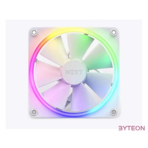 NZXT F120 RGB 120mm PWM Rendszerhűtő - Fehér