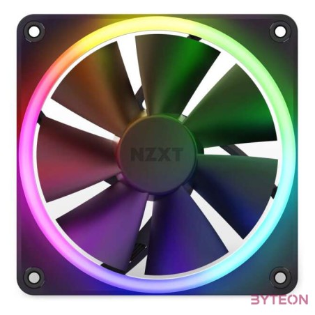 NZXT F120 RGB 120mm PWM Rendszerhűtő - Fekete