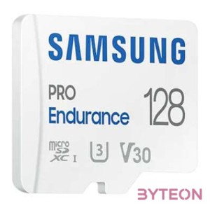 Samsung 128GB Pro Endurance microSD kártya UHS-I Memóriakártya  Adapter