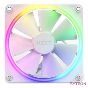 NZXT F120 RGB 120mm PWM Rendszerhűtő - Fehér