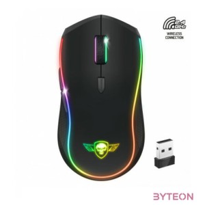 Spirit of Gamer RGB Wireless Gaming Egér - Fekete