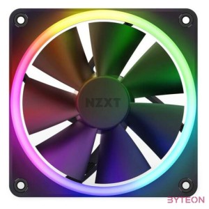 NZXT F120 RGB 120mm PWM Rendszerhűtő - Fekete