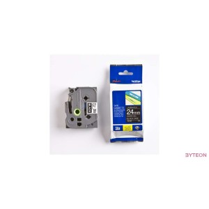 Brother TZE-355 (24mm, 8m) laminált szalag - Fehér