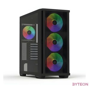 Zalman Z10 Plus Számítógépház - Fekete