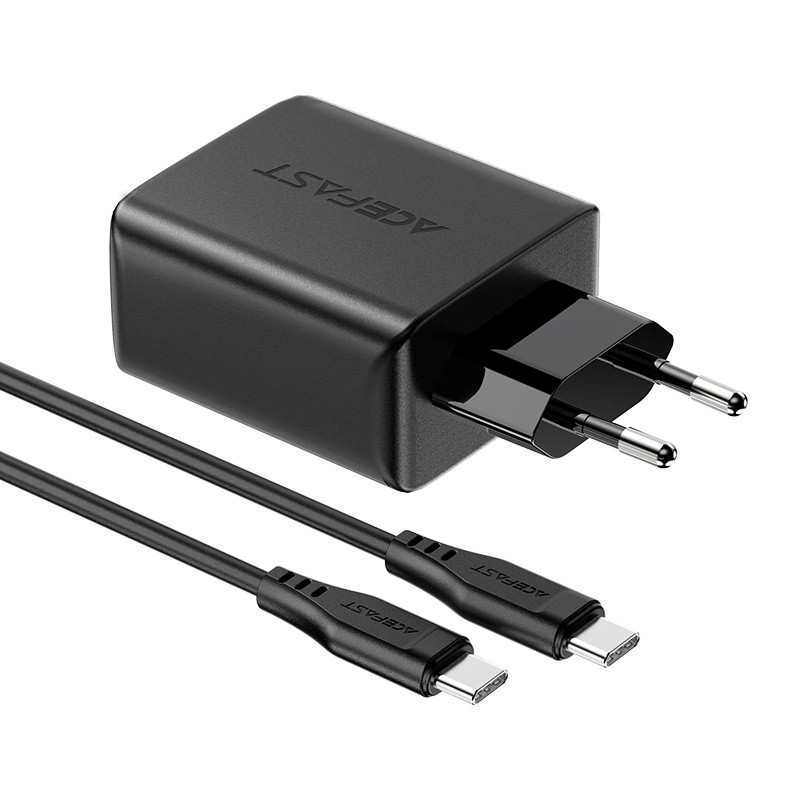 Wall Charger Acefast A13 PD 65W, 2x USB-C + USB  (black)