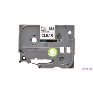 Brother TZE-121 (9mm, 8m) laminált szalag - Átlátszó