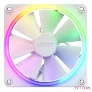 NZXT F120 RGB 120mm PWM Rendszerhűtő - Fehér