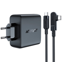 Wall charger Acefast A37 PD100W GAN, 4x USB, 100W (black)