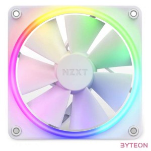 NZXT F120 RGB 120mm PWM Rendszerhűtő - Fehér