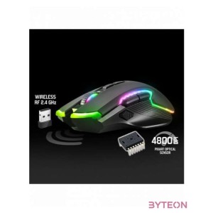 Spirit of Gamer ELITE-M70 Wireless Gaming Egér - Fekete,RGB