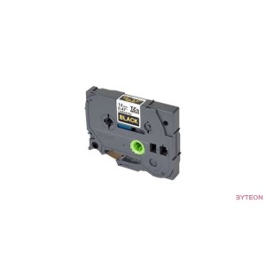 Brother TZE-334 (12mm, 8m) laminált szalag - Fekete