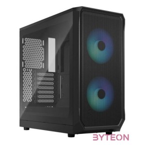 Fractal Design Focus 2 RGB TG Számítógépház - Fekete
