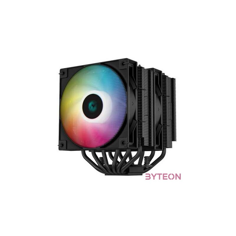 Deepcool AG620 BK ARGB Multi PWM CPU Hűtő - Fekete