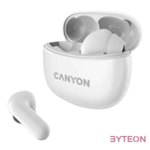 Canyon CNS-TWS5W Wireless Headset - Fehér