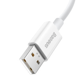 USB kábel a USB-C Baseus Superior sorozathoz, 65 W, PD, 1m (fehér)