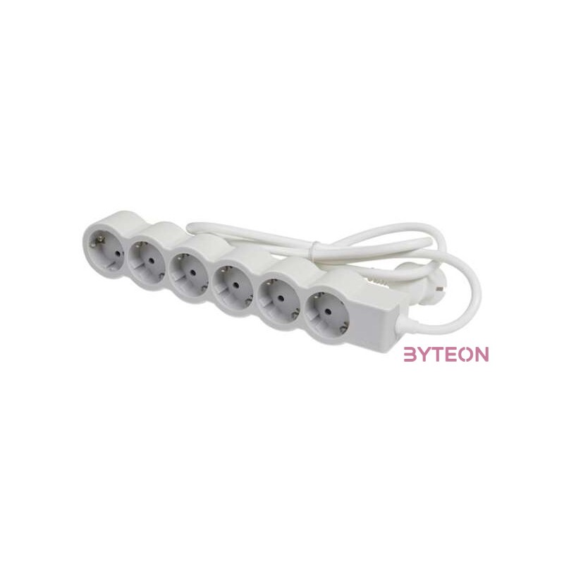 Legrand Standard 694565 Elosztó 6 aljzatos 3m - Fehér