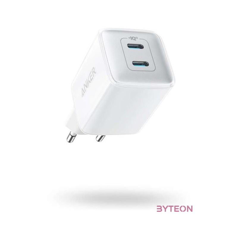 ANKER PowerPort III Nano PRO 2x Type-C Hálózati töltő - Fehér (40W)