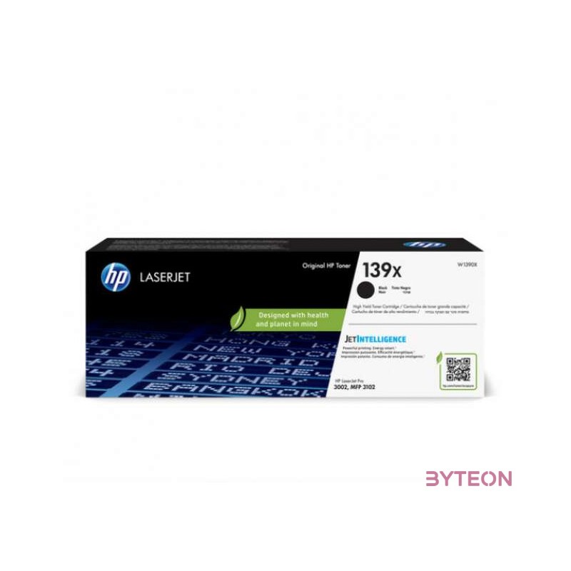 HP 139X Eredeti Toner Fekete