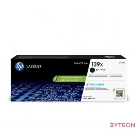 HP 139X Eredeti Toner Fekete