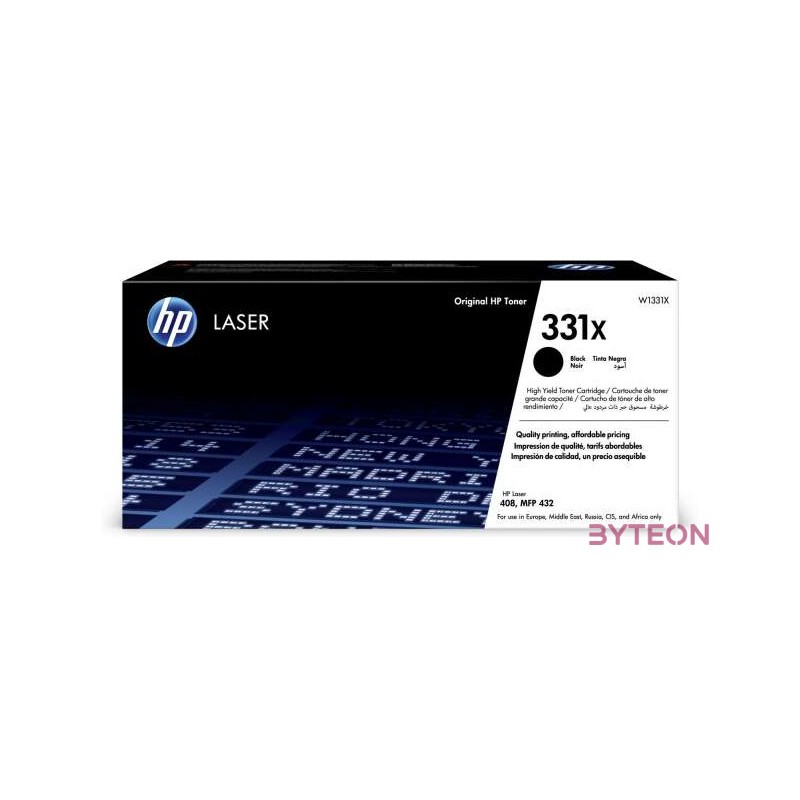HP 331X Eredeti Toner Fekete