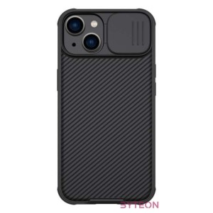 Nillkin CamShield Pro Apple iPhone 14 Szilikon Tok - Fekete