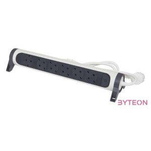 Legrand Premium 694533 230V Elosztó 6 aljzatos 1.5m - Fehér,Fekete