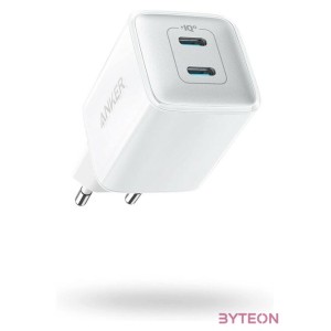 ANKER PowerPort III Nano PRO 2x Type-C Hálózati töltő - Fehér (40W)