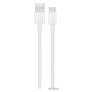 Xiaomi Mi USB-A apa - USB-C apa Adat és töltő kábel - Fehér (1m)
