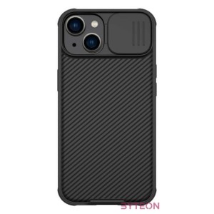 Nillkin CamShield Pro Apple iPhone 14 Szilikon Tok - Fekete