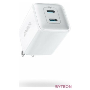 ANKER PowerPort III Nano PRO 2x Type-C Hálózati töltő - Fehér (40W)