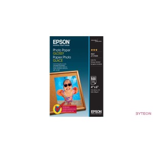 Epson Glossy Photo Paper [10x15cm, 200g, Fényes, 500db]