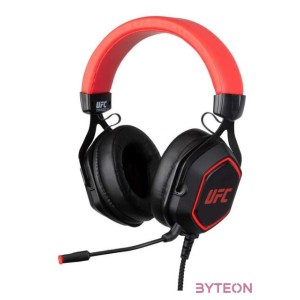 Konix UFC 7.1 USB Gamer Headset - Fekete,Piros