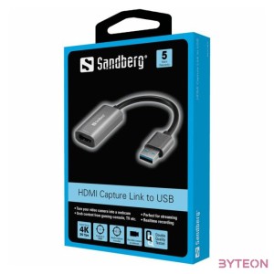 Sandberg 134-19 USB apa - HDMI anya Adapter