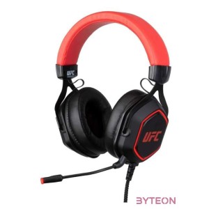 Konix UFC 7.1 USB Gamer Headset - Fekete,Piros