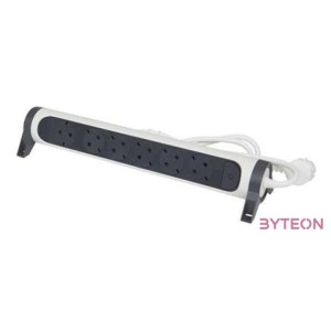 Legrand Premium 694533 230V Elosztó 6 aljzatos 1.5m - Fehér,Fekete